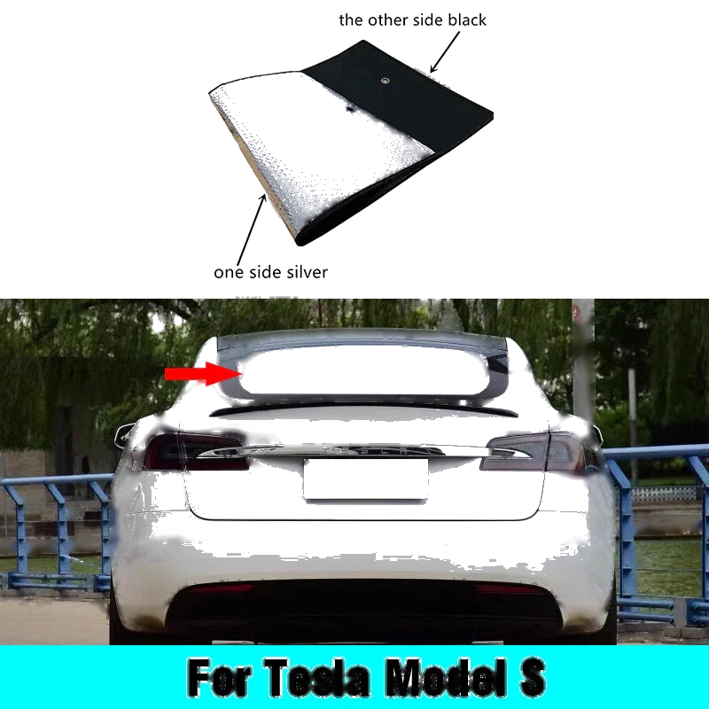 Tesla Model S Rear Windshield Privacy Sunshade Cover