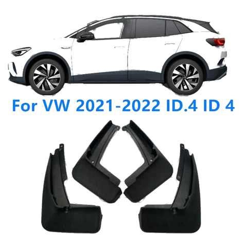 VW ID.4 4x Splash Guards Mud Flaps Mud Fender Mudguard (2021–2022)