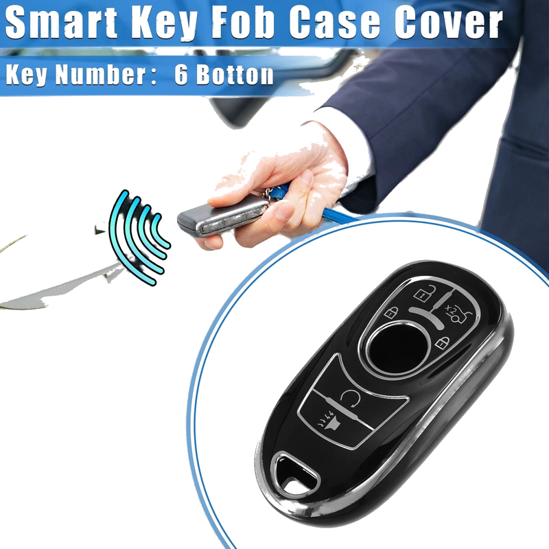 Buick Encore Enclave 6 Button Remote Keyless Key Fob Case Cover