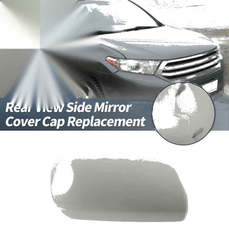 Toyota Highlander Right Side Mirror Cover Cap Gray (2009–2014)