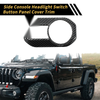 Jeep Carbon Fiber Headlight Button Panel Cover