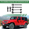 Jeep Grand Cherokee 6 Pcs Front Suspension Kit Tie Rod Ends Sway Bar Links
