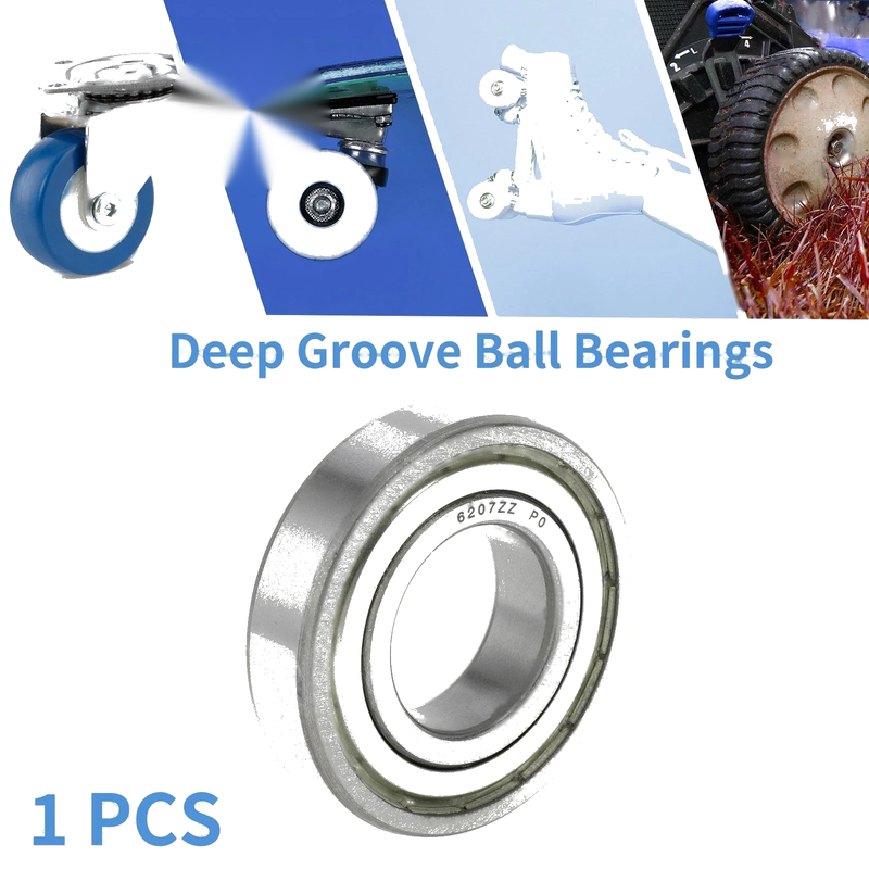 Scooter Skateboard Wheel 6207ZZ 35x72x17mm Deep Groove Ball Bearing