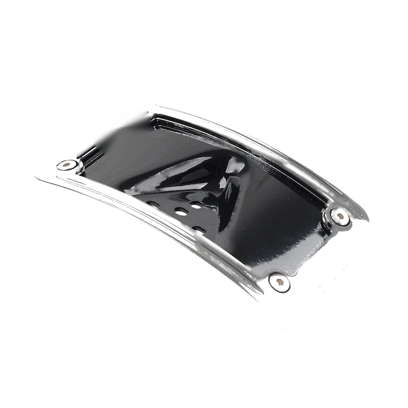 Harley Dyna Fat Bob Curved Laydown License Plate Frame Mount Bracket