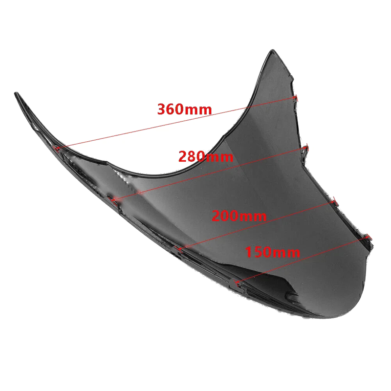 Honda VFR800 Clear Motorcycle Windshield (2002-2012)