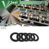 Make Model Oil Seal 45x70x5mm NBR Rubber High Pressure Black
