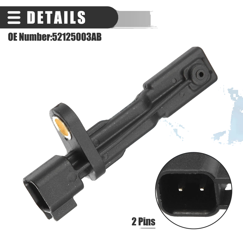 Dodge Nitro, Jeep Wrangler ABS Wheel Speed Sensor (2007-2018)