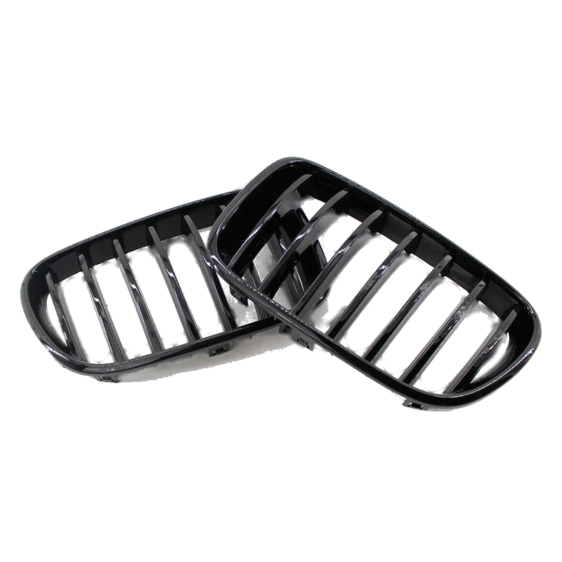 BMW X3 Front Radiator Kidney Grille Gloss Black (2011-2013)