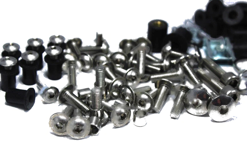 Ducati 1098 1198 848 Fairing Bolts Clips Kit (2007–2013)