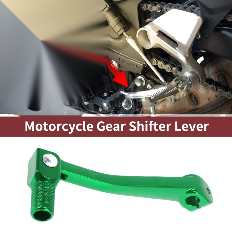 Honda XR50 Folding Gear Shifter Lever Green