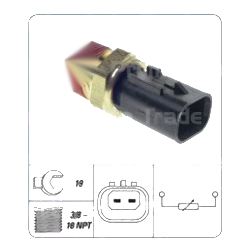 Jeep Wrangler JK V6 3.8L Coolant Temp ECU Sensor (2008 - 2009)