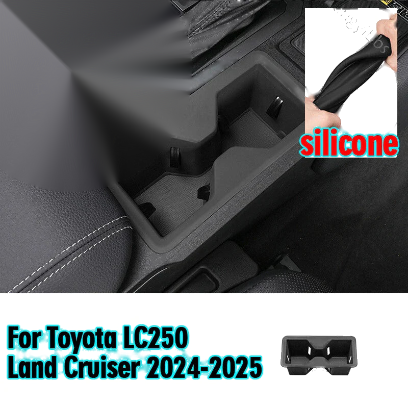 Toyota LC250 Land Cruiser Silicone Water Cup Holder Panel Cover (2024–2025)