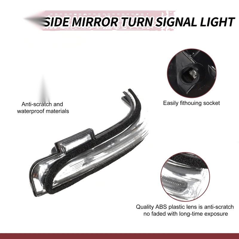 Hyundai Creta IX25 2015-2019 Left LED Car Mirror Turn Signal Light