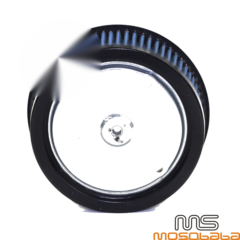Harley Electra Glide, Road Glide, Road King Blue Air Filter Cleaner (2008-2015)