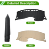 Nissan Tiida (2011-2017) Black Dashboard Cover Mat