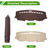 Jeep Grand Cherokee (2011-2017) - Brown Carpet Dashboard Cover Mat