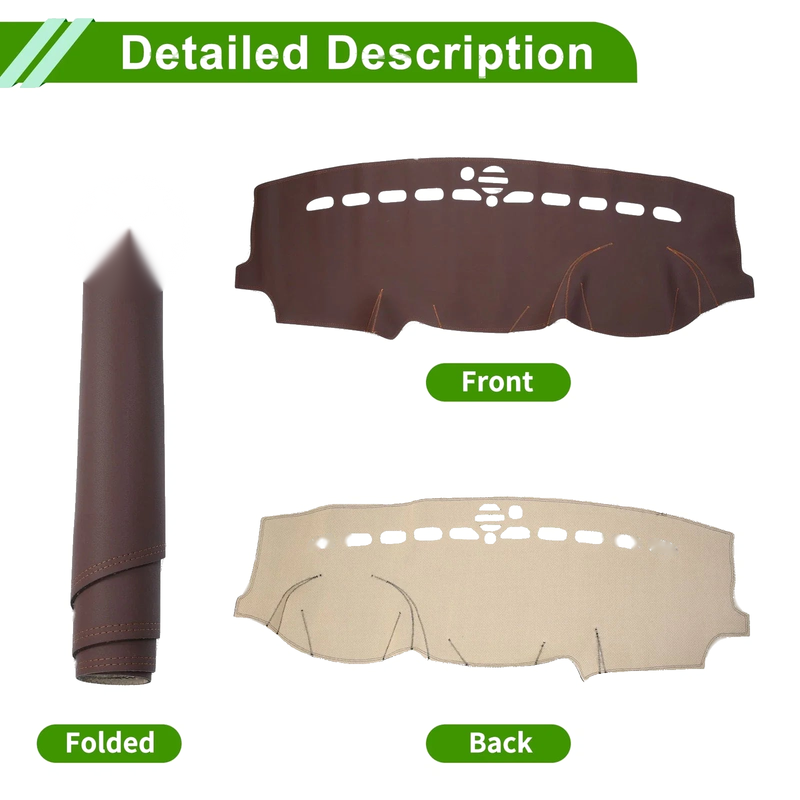 Jeep Grand Cherokee (2011-2017) - Brown Carpet Dashboard Cover Mat