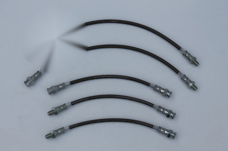 Datsun 1600 P510 Sedan & SSS Braided Brake & Clutch Hose Set (1966-1970)