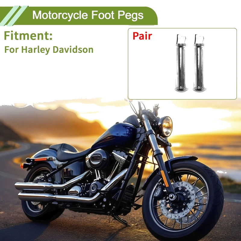 Harley-Davidson Foot Pegs Metal Plating 1 Pair