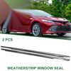 Toyota Camry 2 x Front Left & Right Weatherstrip Window Seal (2002–2006)