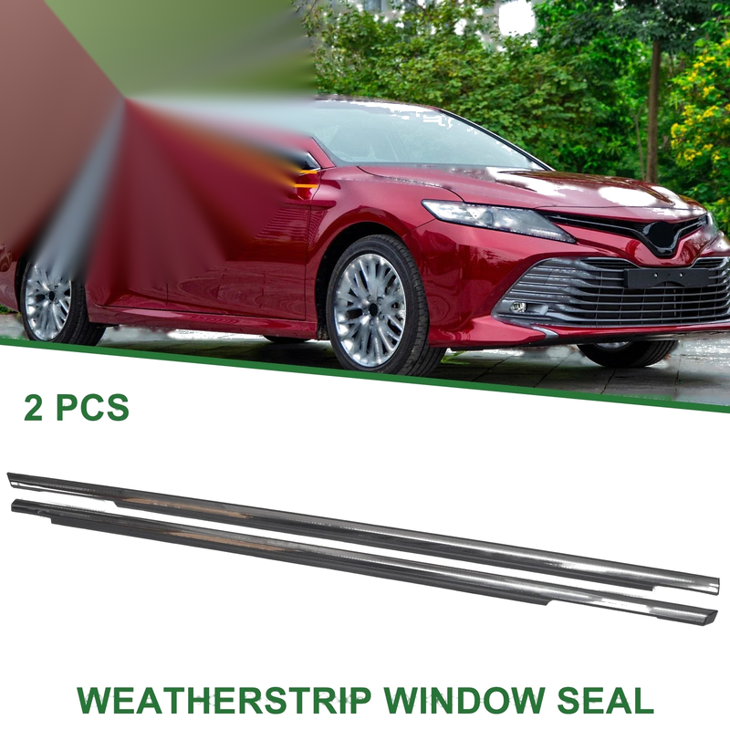 Toyota Camry 2 x Front Left & Right Weatherstrip Window Seal (2002–2006)