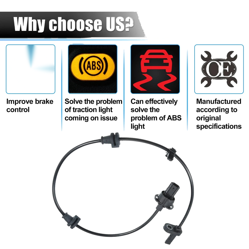 Honda Fit Front Right ABS Wheel Speed Sensor (2015-2020)