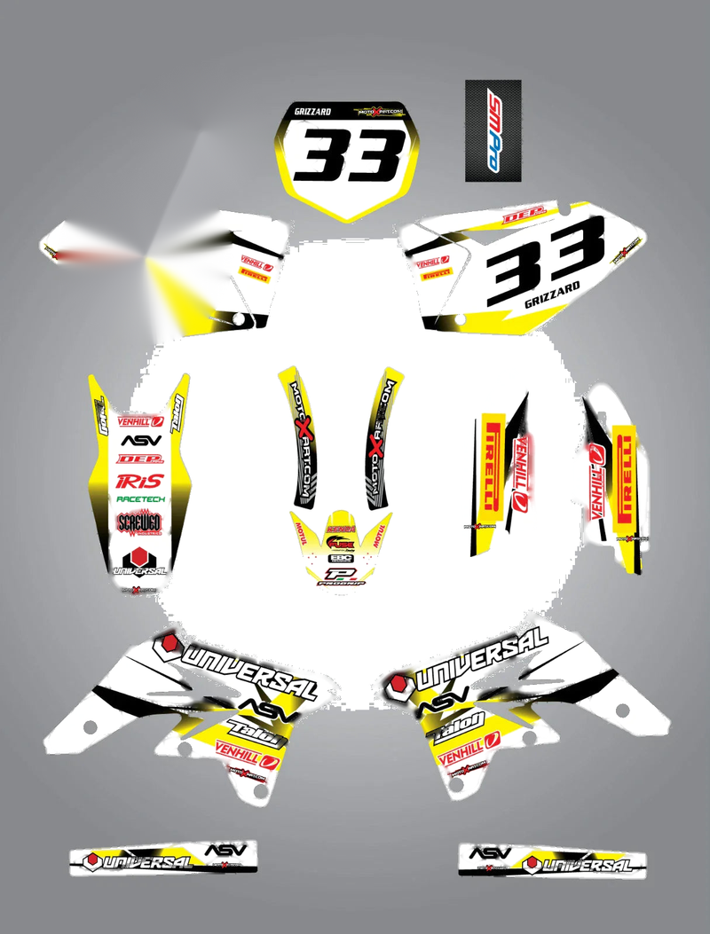 Suzuki RMZ 250 Custom Graphic Kit (2007-2009)