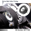 Volvo S40 (2009-2012) 1 Pc Black Drive Belt Idler Pulley
