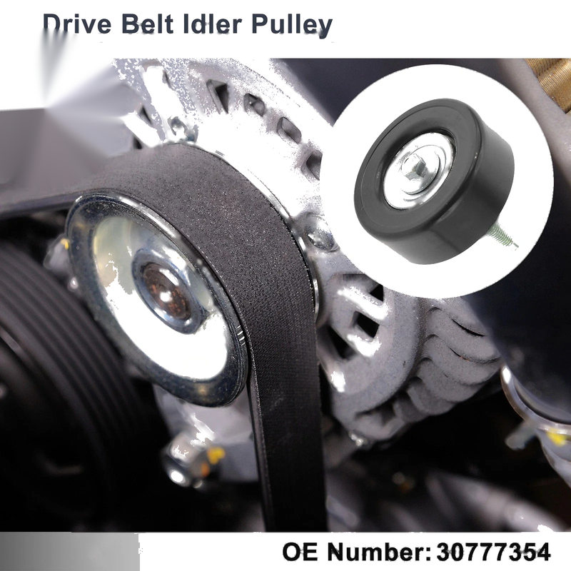 Volvo S40 (2009-2012) 1 Pc Black Drive Belt Idler Pulley