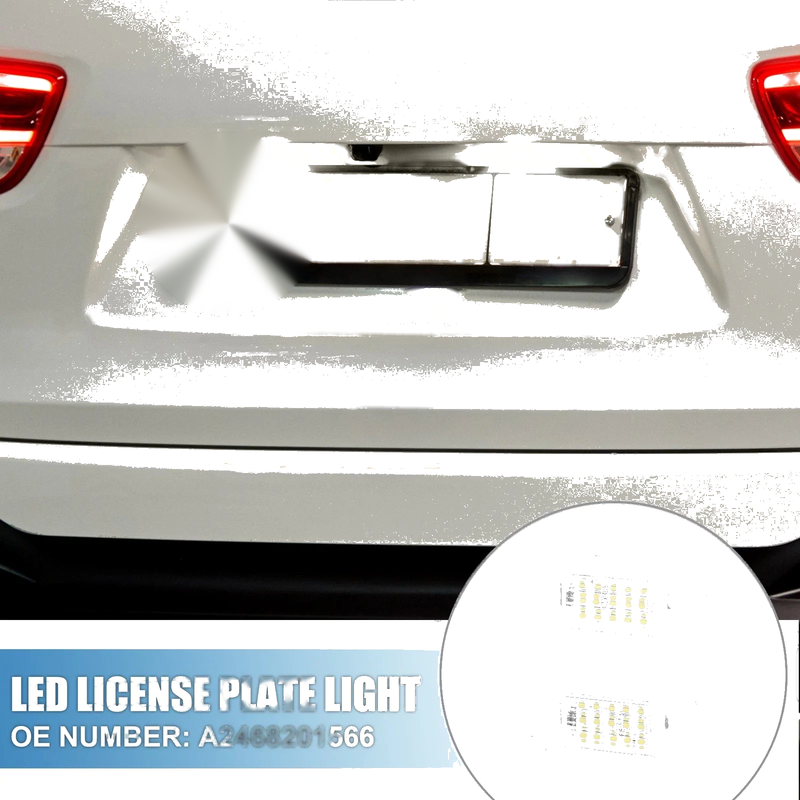 MERCEDES-BENZ B-Class W246 2 x LED License Plate Lights (2011-2019)