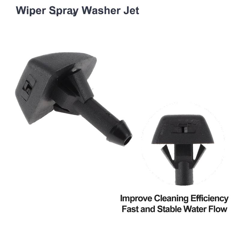 Volvo 6 x Windshield Washer Nozzles & Hose Connectors