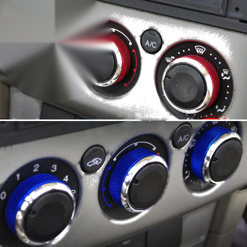 Ford Focus Mondeo C-Max 3 x AC Heater Lid Button Switch Knobs (2004-2018)