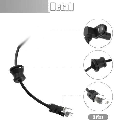 Chevrolet Equinox Black Plastic Metal Transmission Speed Sensor
