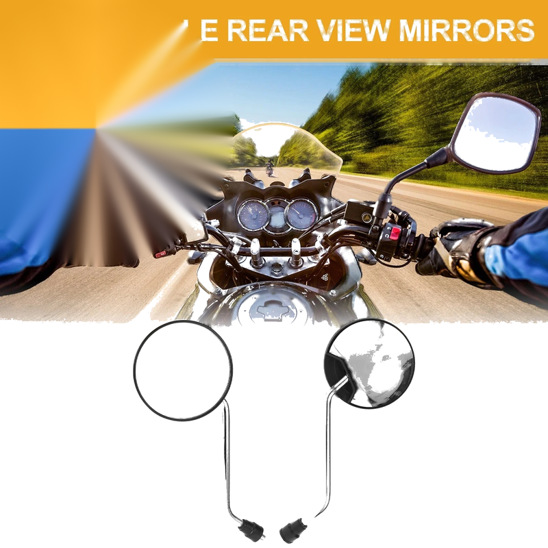 M8 Motorcycle Rear View Mirrors / Pair