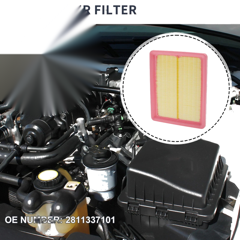 Kia Optima (2001-2006) - 1 Pcs Long Life Engine Air Filter
