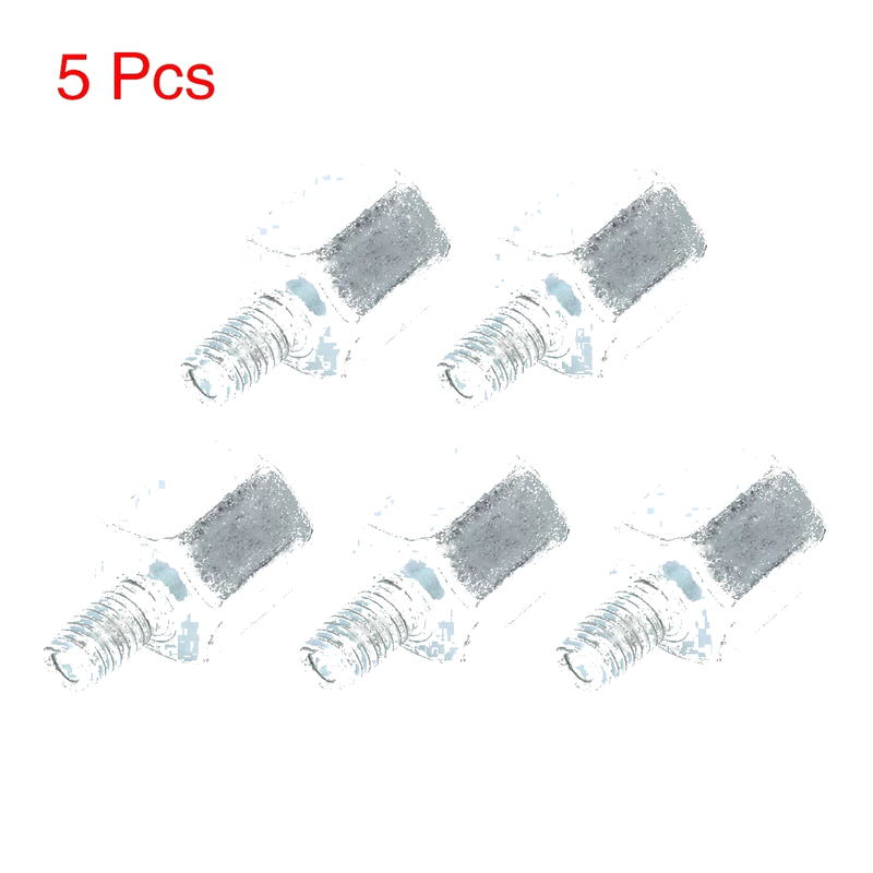 Motorcycle Bike 5pcs 10mm RH to 6mm RH Rearview Mirror Adapter