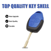 Ford Transit Van 3 Button Blue Key Fob Shell Case (2014-2023)