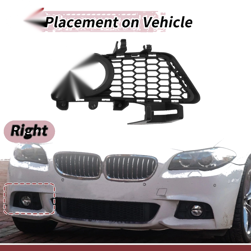 BMW 3 Series 1 Pc Front Right Fog Light Grill (2012)