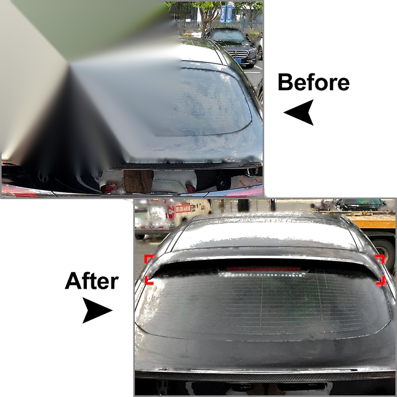 Mercedes Benz GLC Coupe Rear Window Roof Spoiler Wing Lip (2023-2025)