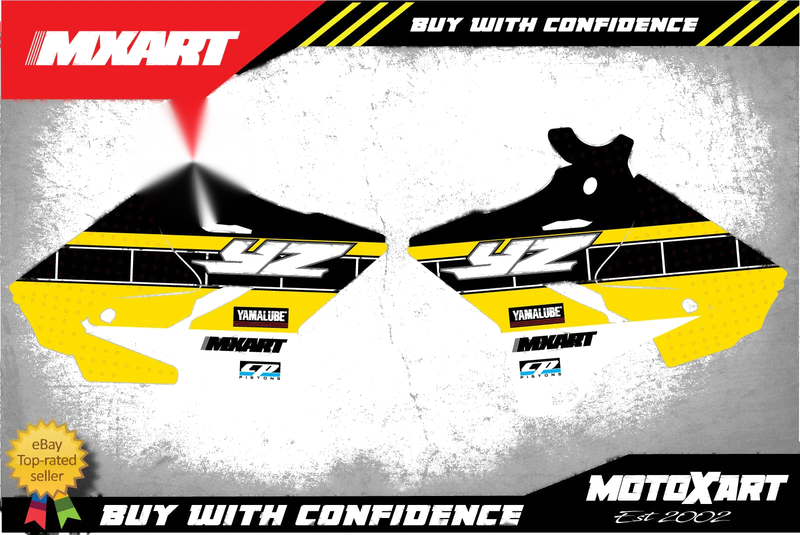 Yamaha YZ 250 Radiator Stickers Decals 2015-2020