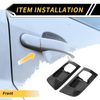 Toyota Tundra Set CF Pattern Front Door Handle Bowl Cover (2014–2021)
