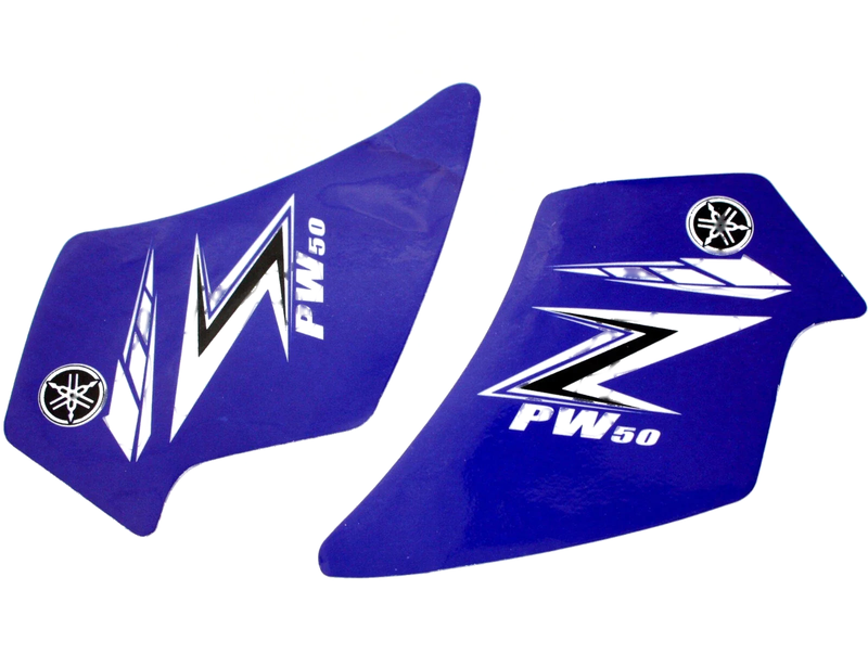 Yamaha Peewee 50 3M Blue Decals Graphics Sticker Kit