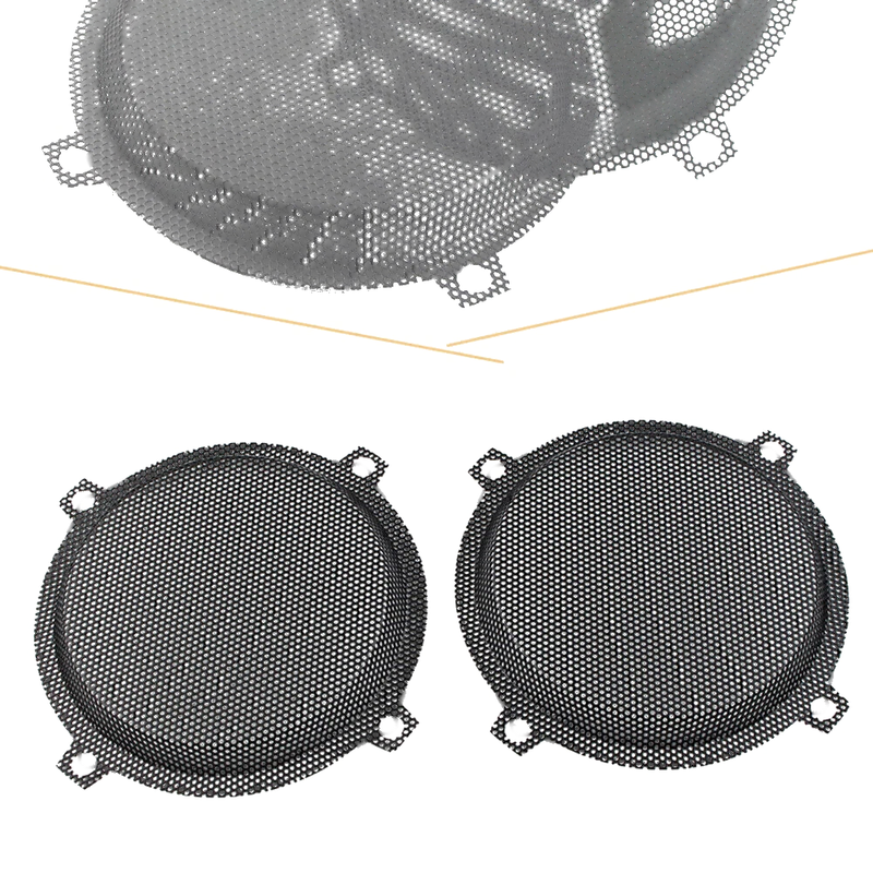 Harley Electra Glide Black Wired Steel Mesh Speaker Grills