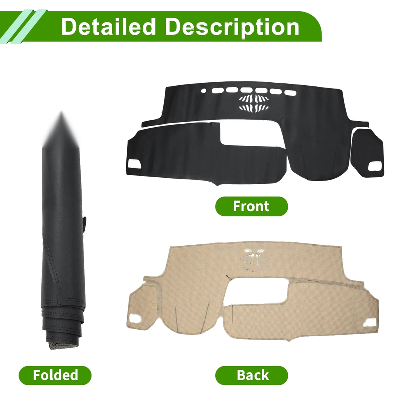 Lexus RX350 (2016-2019) - Black Dash Carpet Dashboard Cover Mat