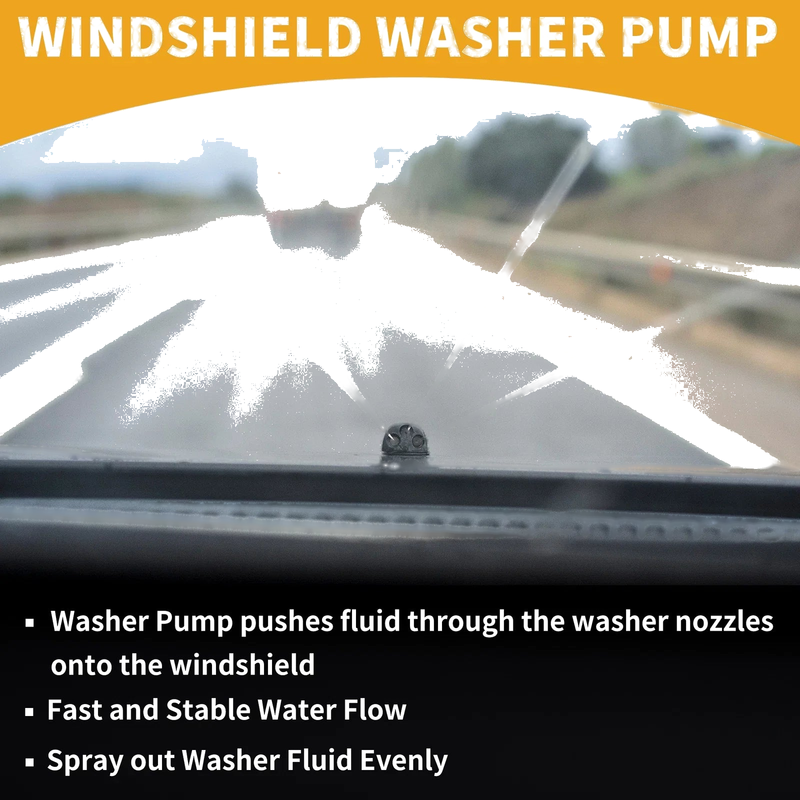 Ford F-150 Windshield Washer Pump w/ Grommet (2004-2023)