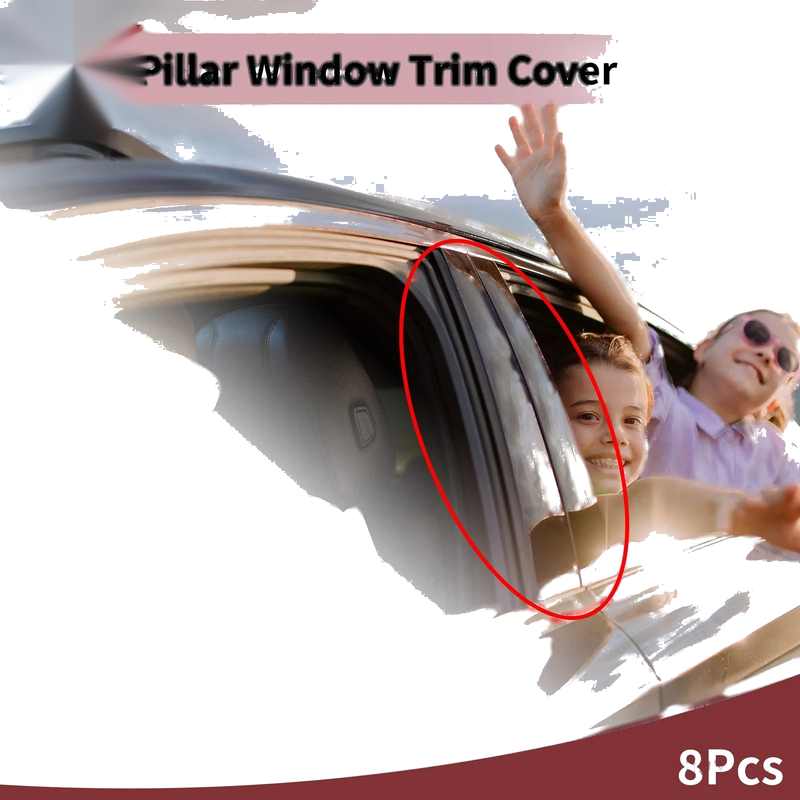 Porsche Cayenne (2010-2017) - 8 Pieces Pillar Window Trim Set