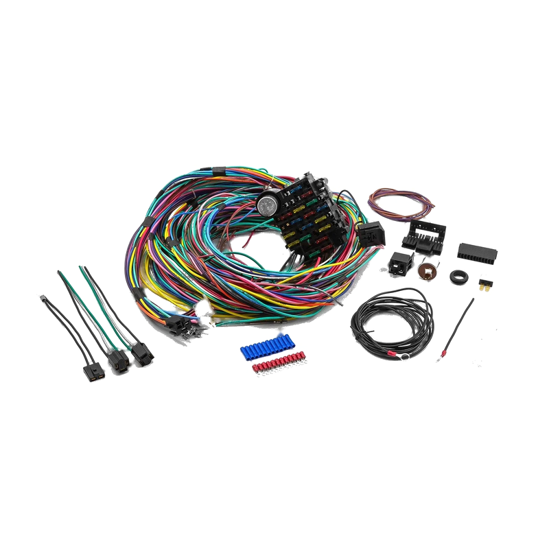 Universal Street Rod Hot Rod Race Car 21 Circuit Wiring Harness