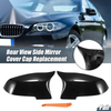 BMW F10 F18 550i 650i 740Li Rearview Mirror Cover Cap Gloss Black