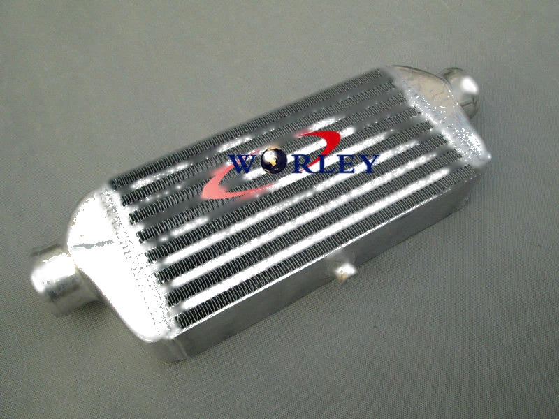 Car Aluminum Turbo Intercooler 280 x 130 x 50 mm 2.2" Inlet/Outlet