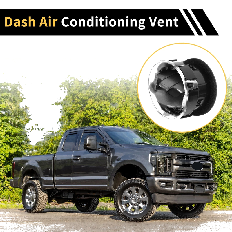 Ford F150 (2009-2014) Center Dash Outlet Matte Black AC Heater Air Vent